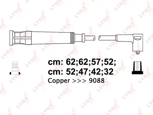 SPC1011 LYNXAUTO Комплект проводов зажигания (фото 1)