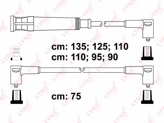 SPC1403 LYNXAUTO Комплект проводов зажигания (фото 1)