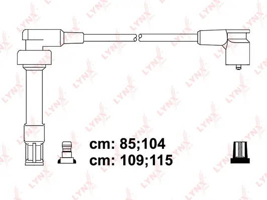 SPC1413 LYNXAUTO Комплект проводов зажигания (фото 1)