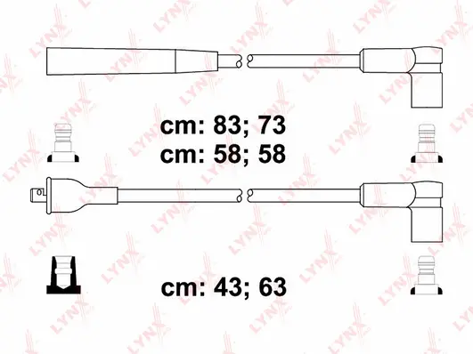 SPC3004 LYNXAUTO Комплект проводов зажигания (фото 1)