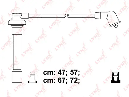 SPC3415 LYNXAUTO Комплект проводов зажигания (фото 1)