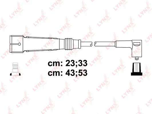 SPC4401 LYNXAUTO Комплект проводов зажигания (фото 1)