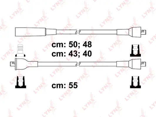 SPC4605 LYNXAUTO Комплект проводов зажигания (фото 1)