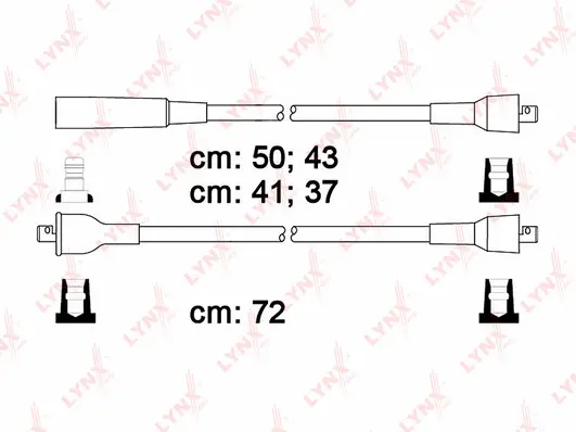 SPC4606 LYNXAUTO Комплект проводов зажигания (фото 1)
