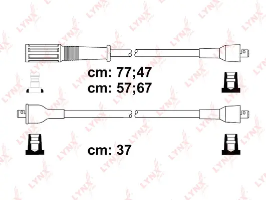 SPC4816 LYNXAUTO Комплект проводов зажигания (фото 1)