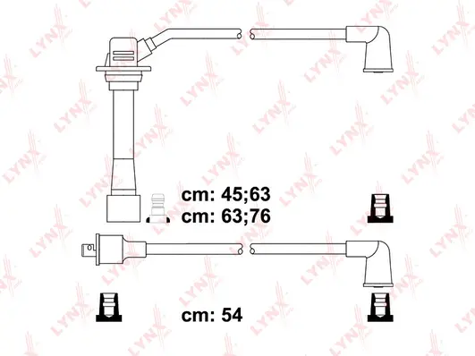 SPC5121 LYNXAUTO Комплект проводов зажигания (фото 1)