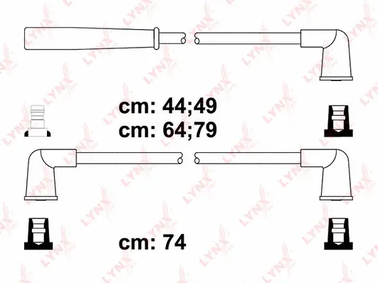 SPC5122 LYNXAUTO Комплект проводов зажигания (фото 1)