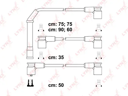 SPC5301 LYNXAUTO Комплект проводов зажигания (фото 1)