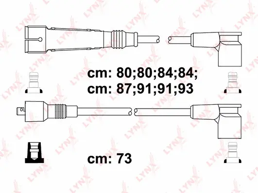 SPC5314 LYNXAUTO Комплект проводов зажигания (фото 1)