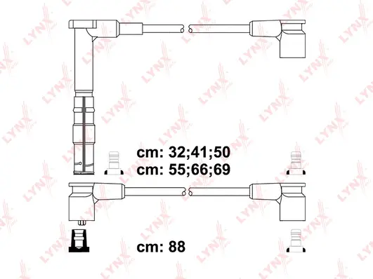 SPC5324 LYNXAUTO Комплект проводов зажигания (фото 1)