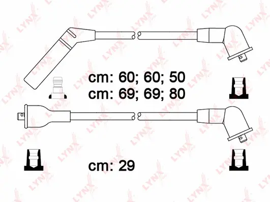 SPC5503 LYNXAUTO Комплект проводов зажигания (фото 1)