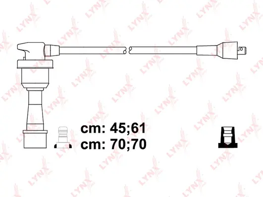 SPC5508 LYNXAUTO Комплект проводов зажигания (фото 1)