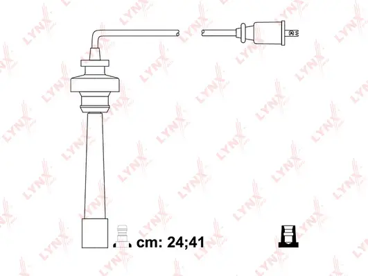 SPC5517 LYNXAUTO Комплект проводов зажигания (фото 1)