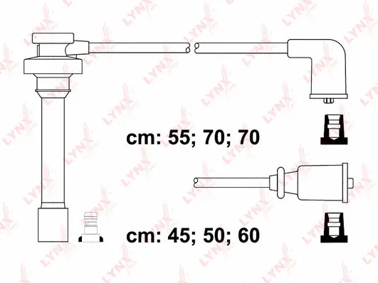 SPC5520 LYNXAUTO Комплект проводов зажигания (фото 1)