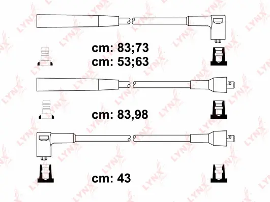 SPC5724 LYNXAUTO Комплект проводов зажигания (фото 1)