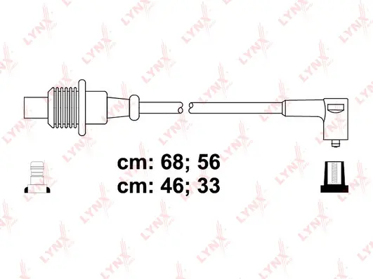 SPC6125 LYNXAUTO Комплект проводов зажигания (фото 1)