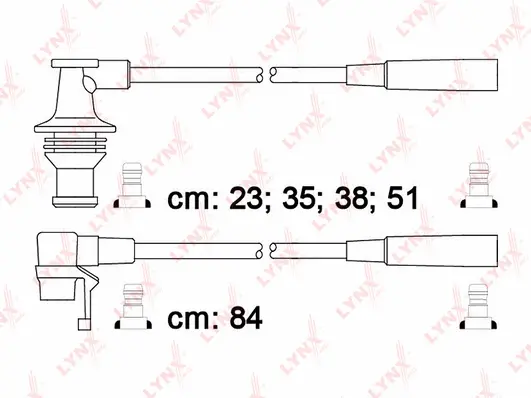 SPC6309 LYNXAUTO Комплект проводов зажигания (фото 1)