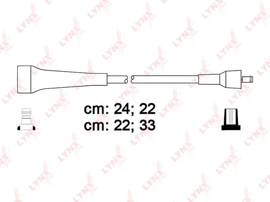 SPC6311 LYNXAUTO Комплект проводов зажигания (фото 1)