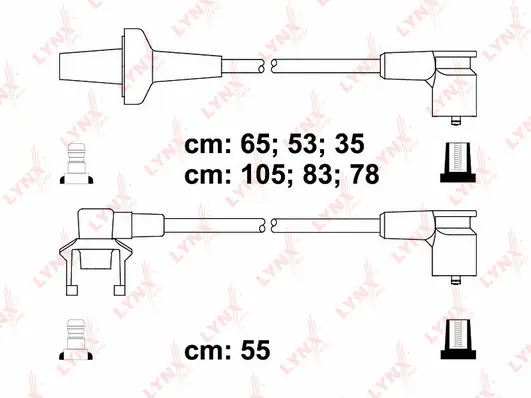 SPC6314 LYNXAUTO Комплект проводов зажигания (фото 1)