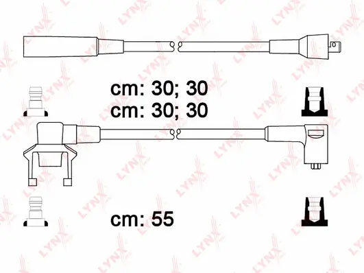 SPC6321 LYNXAUTO Комплект проводов зажигания (фото 1)