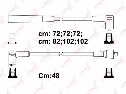 SPC6506 LYNXAUTO Комплект проводов зажигания (фото 1)
