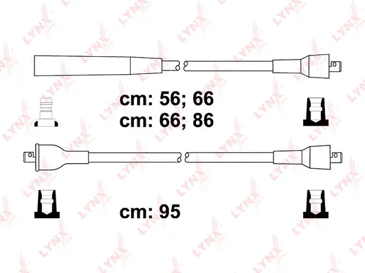 SPC7820 LYNXAUTO Комплект проводов зажигания (фото 1)