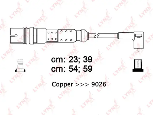 SPC8013 LYNXAUTO Комплект проводов зажигания (фото 1)
