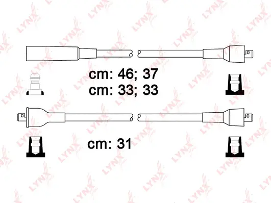 SPC8101 LYNXAUTO Комплект проводов зажигания (фото 1)