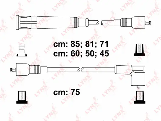 SPE1404 LYNXAUTO Комплект проводов зажигания (фото 1)