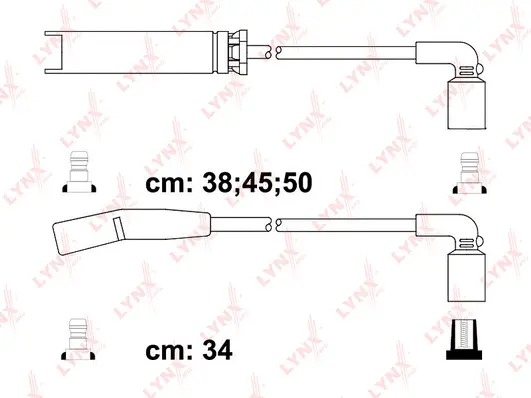 SPE1803 LYNXAUTO Комплект проводов зажигания (фото 1)