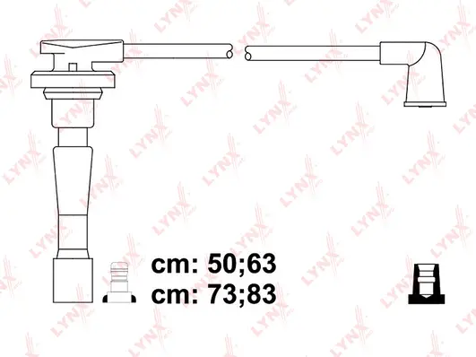 SPE3421 LYNXAUTO Комплект проводов зажигания (фото 1)