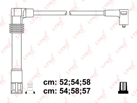 SPE8035 LYNXAUTO Комплект проводов зажигания (фото 1)