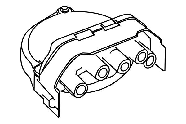 250081 WXQP Крышка распределителя зажигания (фото 1)