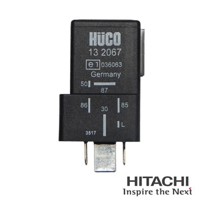 2502067 HITACHI/HUCO Реле, система накаливания (фото 1)