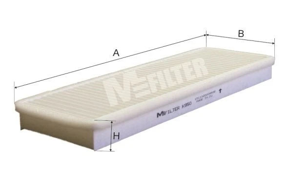 K 950 MFILTER Фильтр, воздух во внутренном пространстве (фото 2)