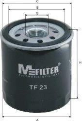 TF 23 MFILTER Масляный фильтр (фото 2)