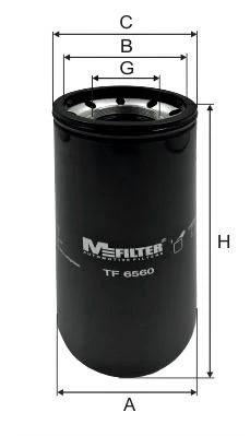 TF 6560 MFILTER Масляный фильтр (фото 2)