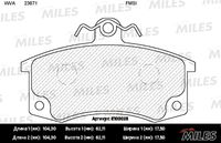 E100025 MILES Комплект тормозных колодок, дисковый тормоз (фото 2)