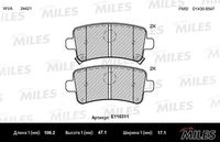 E110311 MILES Комплект тормозных колодок, дисковый тормоз (фото 2)