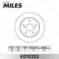 K010333 MILES Тормозной диск (фото 2)