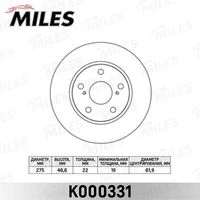 K000331 MILES Тормозной диск (фото 2)