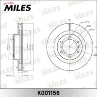 K001156 MILES Тормозной диск (фото 2)