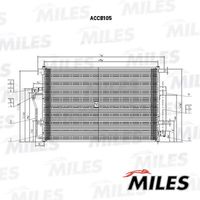 ACCB105 MILES Конденсатор, кондиционер (фото 4)