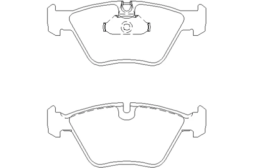 MDB1817 MINTEX Комплект тормозных колодок, дисковый тормоз (фото 2)