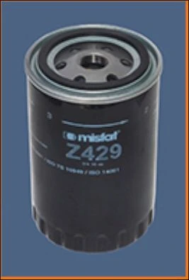 Z429 MISFAT Масляный фильтр (фото 3)