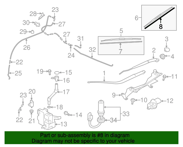 8250A754 MITSUBISHI Щетка стеклоочистителя mitsubishi (фото 3)