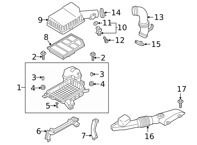 1500A537 MITSUBISHI Фильтр воздушный 1500a537 (фото 1)