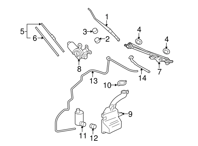 8250A098 MITSUBISHI Щетка стеклоочистителя mitsubishi (фото 2)