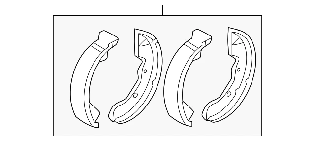 4600A028 MITSUBISHI Brake shoes (фото 2)