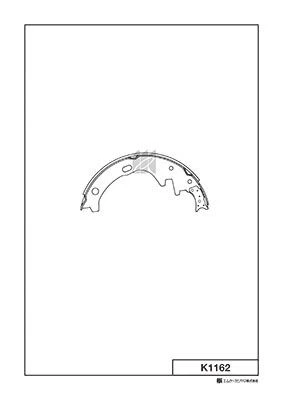 K1162 MK KASHIYAMA Комплект тормозных колодок (фото 2)